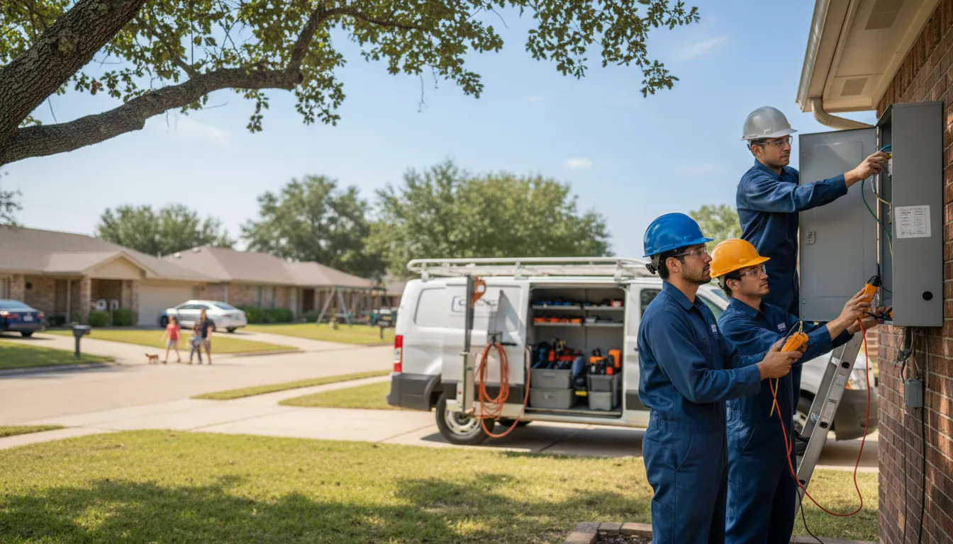 Certified electrician providing emergency electrical services in Cameron, OK